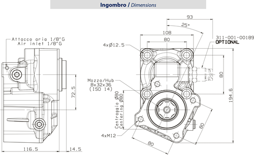 NEBENANTRIEB MB POWERFUL 1:1,53 360 NM V17-2