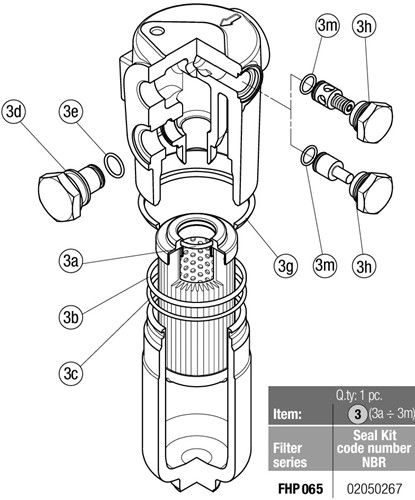 SEAL KIT FHP065 NBR