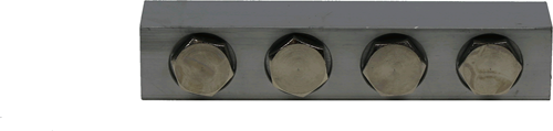 MONTAGE STRIP 4 POSITIES 1/8"