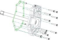 ADAPTER NEBENANTRIEB SCANIA G33CM (OHNE RETARDER)-2