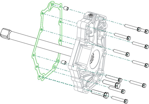 ADAPTER NEBENANTRIEB SCANIA G33CM (OHNE RETARDER)-2