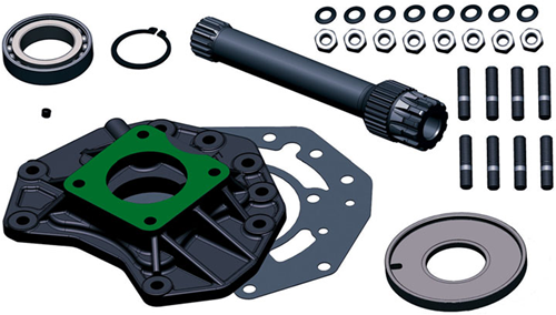 PTO SHAFT G131-G330 / RETARDER + PUMP HOUSING LUBRICATION
