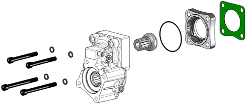 ADAPTER PTO "POWERFUL" EATON FS 4106A/FS 8309/FSO 5206-2