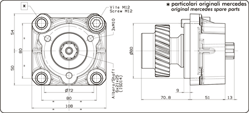 ADAPTER MB NSG 370-6/400-6 V13-2