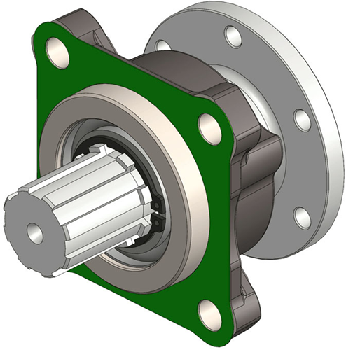ADAPTER ISO - FLENS 100 MM 6 GATS (DIN10)