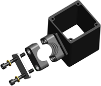 SUPPORT CABIN CONTROL N-FORCE HANDLE 25 MM-2