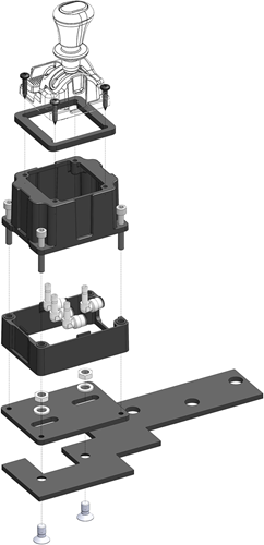 SUPPORT N-FORCE MAN 3 AXLE MD