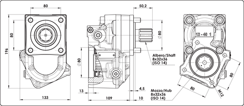 OMKEER ADAPTER 1:1,33 450 NM-2