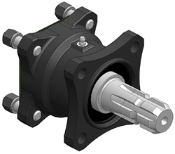 ADAPTOR 85 MM ISO-ASAE 800 NM WITH GREASE NIPPLE