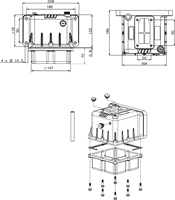 TANK FOR HAND PUMP ALUMINIUM 3 LTR OFF-SHORE-2