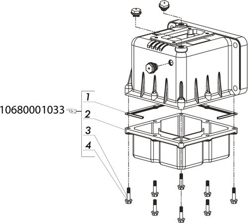 TANK BOTTOM PM PLASTIC 3 LTR