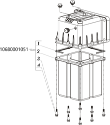 TANK BOTTOM PM PLASTIC 5 LTR