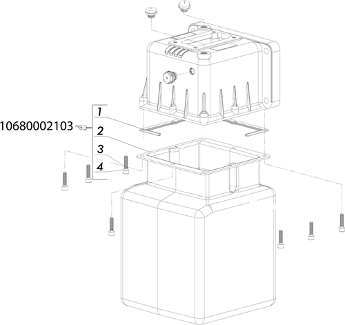 TANK BOTTOM PM ALUMINIUM 10 LTR