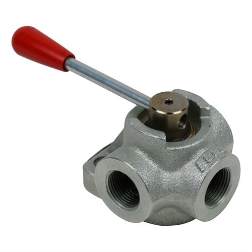 3-WEGE-UMSCHALTVENTIL STAHL 1" (400 BAR)