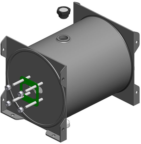 TANK 10 LTR FOR FE 40 TIPPING VALVE