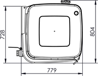 TANKSTÜTZENSATZ 700×700 - 150 LTR (FAM. BI)-3