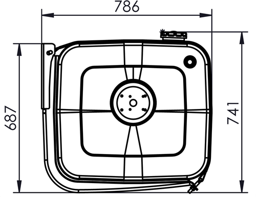 TANK SUPPORT SET 640×710 (FAM. BR)-3