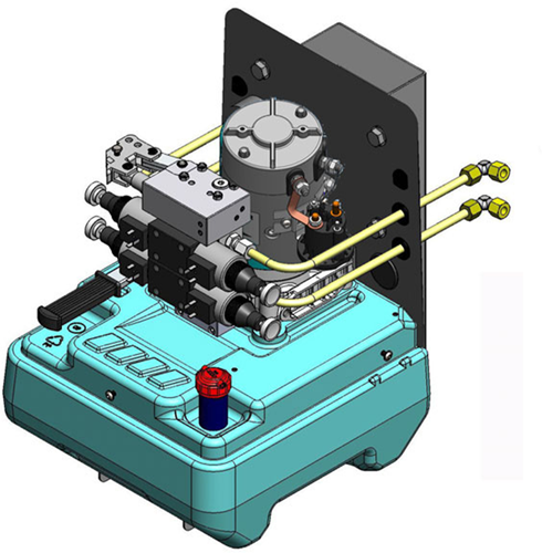POWER PACK "KUBE" 24V 2 EV. A2 + NOTFALLBETRIEB 3,1CC
