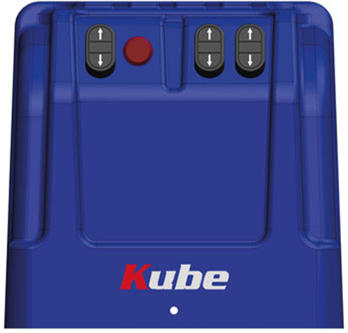 AFDEKKAP "KUBE" 1 LAMP 3 KNOPPEN