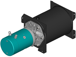 KOMPAKTEINHEIT 24VDC 2200W 3,1CC MIT 5 LITER TANK (P+R)