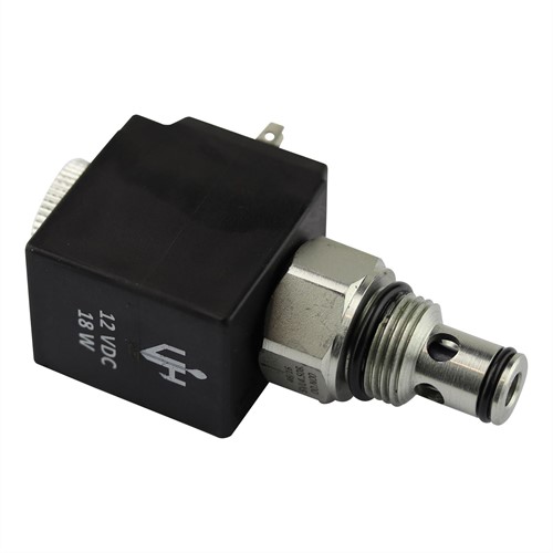 LOWERING VALVE COMPACT UNIT COMPLETE 12VDC (CARTRIDGE+COIL+PLUG)