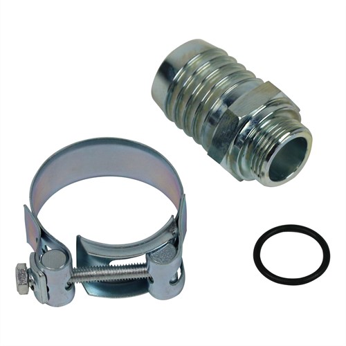 SUCTION FITTING STRAIGHT 3/4" X 25 MM INCL HOSE CLAMP 32-35 MM