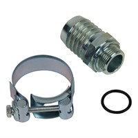 ZUIGNIPPEL RECHT 3/4" X 40 MM INCL SLANGKLEM 52-55MM