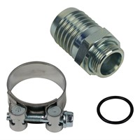 SUCTION FITTING STRAIGHT 1" X 38 MM INCL HOSE CLAMP 48-51 MM