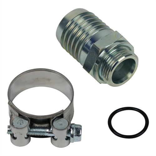 SAUGSTUTZE GERADE 1" X 32 MM INCL SCHLAUCHKLEMME 40-43 MM