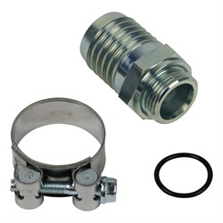 SUCTION FITTING STRAIGHT 1" X 50 MM INCL HOSE CLAMP 60-63 MM