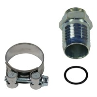 SUCTION FITTING STRAIGHT 1" X 50 MM INCL HOSE CLAMP 64-67 MM-2