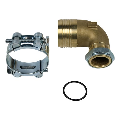 SUCTION FITTING 90° 1 1/2" X 50 MM INCL HOSE CLAMP 60-63 MM-3