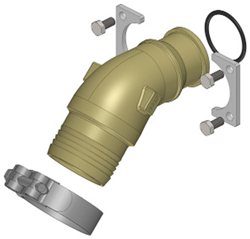 SUCTION FITTING 45° OMFB PPV 50 MM (60-63)