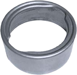FILLER NECK 80 MM STAINLESS STEEL H=50