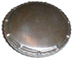 STAHLKAPPE 105 MM, MIT ENTLÜFTUNG OHNE SCHLOSS