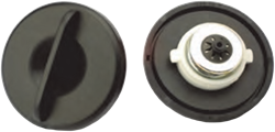KUNSTSTOF DOP ZONDER SLOT EN ZONDER BELUCHTING, 60 MM/46 MM