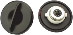 PLASTIC CAP WITHOUT LOCK AND WITHOUT VENT, 60 MM/46 MM