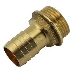 ZUIGNIPPEL RECHT 1" X 25 MM (32-35, MESSING)