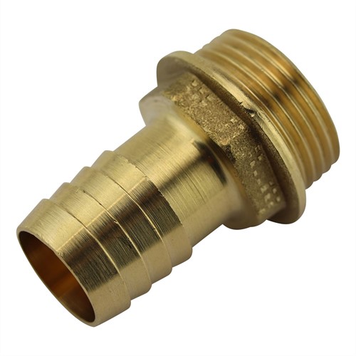 ZUIGNIPPEL RECHT 1" X 25 MM (32-35, MESSING)