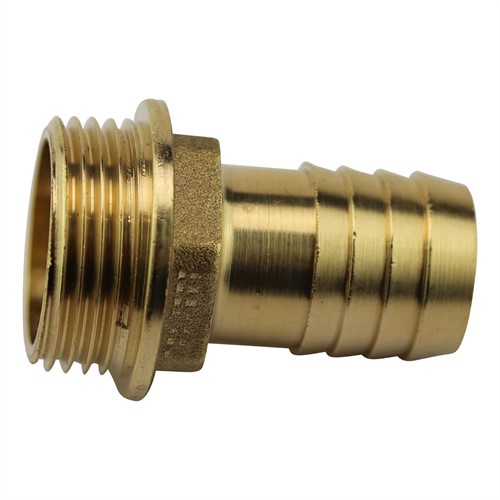 ZUIGNIPPEL RECHT 1" X 25 MM (32-35, MESSING)-3