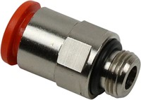 PUSH-IN FITTING STRAIGHT 8MM AIR LINE - 1/8" OUTER THREAD-2