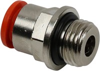 PUSH-IN FITTING STRAIGHT 8MM AIR LINE - 1/4" OUTER THREAD-2