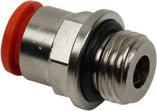 PUSH-IN FITTING STRAIGHT 8MM AIR LINE - 1/4" OUTER THREAD-2