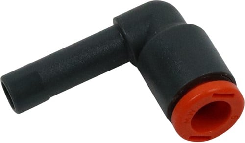 LAGE HAAKSE PUSH-IN KOPPELING 4MM LUCHTLEIDING - 4MM