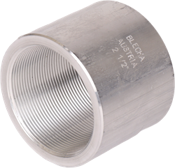 ALUMINIUM SCHWEISSMUFFE G 2 1/2"  90MM L=70MM