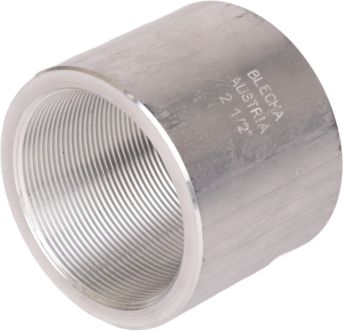 ALUMINIUM SCHWEISSMUFFE G 2 1/2"  90MM L=70MM