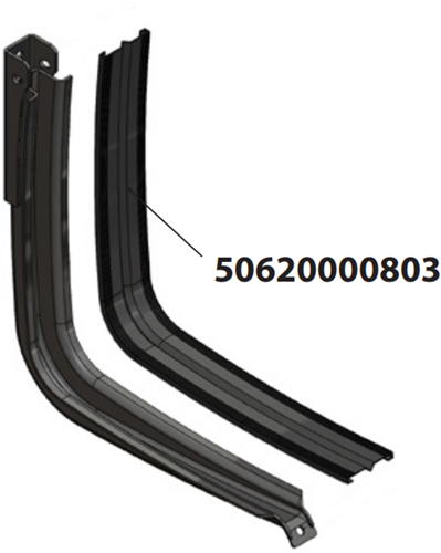 TANKSTEUNRUBBER 102 TYPE BL/BQ L=1080MM