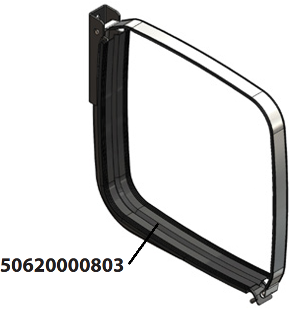 TANK SUPPORT RUBBER 102 TYPE BL/BQ L=1080MM