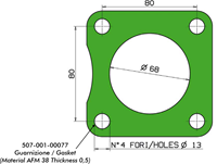 GASKET ZF PTO-2