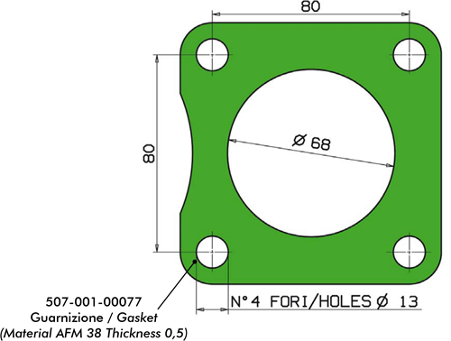 GASKET ZF PTO-2